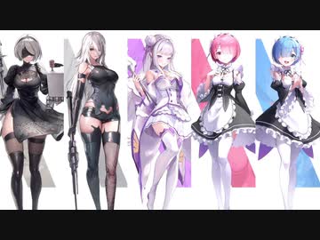 【リョナ】勝利の女神：NIKKE NieR&リゼロ コラボ【Ryona】