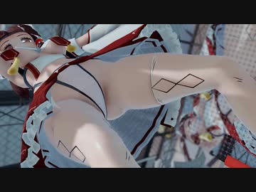 【MMD クッキー☆】 BNKRG姉貴  (霊夢魔王装改）祝福  【MMDパンツリンク】