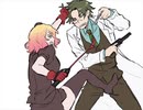 ダニキャシでキス唾【手描き殺天】