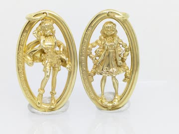 【K18YG】ゆずきず18金フィギュアペンダント作ってみた【VOICEROID】