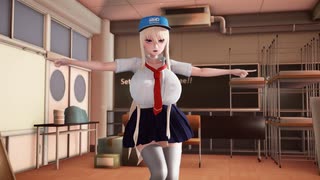 【MMD/対魔忍】秋山凛子さんが制服で「TWICE - SET ME FREE」