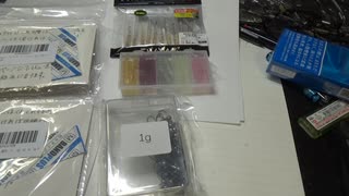 釣り：アジング用、ジグヘッドとワームを買ってみた。