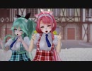 【MMD/艦これ】 cham式江風、山風で「DECO*27 -  ラビットホール」 【covered by 月野】