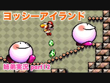 □■ヨッシーアイランドを協力プレイ part12【姉弟実況】