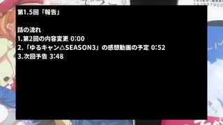 【ゆるキャン△】二流きららーの三流スピーチ第1.5回「第2回の内容変更報告」【まんがタイムきらら】