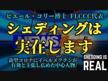 気になったニュース【シェディングは実在する】ピエール・コーリー医師 スパイクタンパクのシェディングを受けた患者にイベル〇クチンで治療【ワク〇ン打ちたてホヤホヤは要注意】