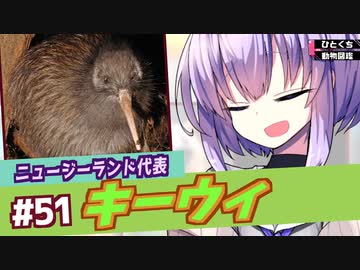 ひとくち動物図鑑#51　キーウィ～元祖ニュージーランド代表～　[VOICEROID解説]