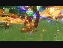 原神　千織＆雷電将軍＆ナヒーダでデイリー任務#７４＆地脈の花狩り