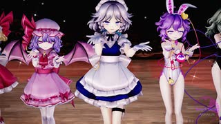 【東方MMD】Miy式の５人で「Sweet Devil」1080P