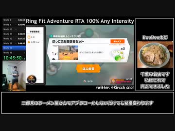 【Part19】リングフィットアドベンチャー RTA 運動負荷1 100％ 24:35:48 【ゆっくり解説】