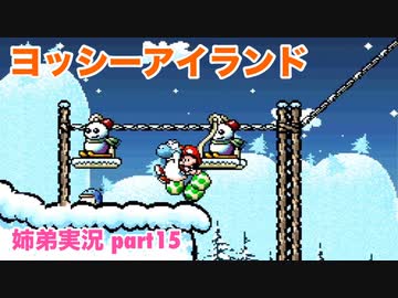 □■ヨッシーアイランドを協力プレイ part15【姉弟実況】