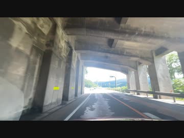 ドライブスポット　山形県月山花笠ライン（月山道路）西から東　2023　0820