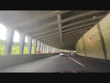 ドライブスポット　山形県月山花笠ライン（月山道路）西から東3　2023　0820