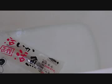 全裸で入浴するイカちゃん