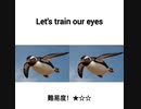 １日３回　目のストレッチ　３つに見えたら❤を #空飛ぶペンギン