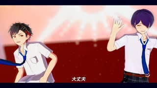 【MMDあんスタ】ダンスホール【南雲鉄虎・仙石忍】