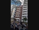 池袋　デモ行進　パンデミック条約反対　ワクチン反対　デモ　スガモプリズン前　2024年4月13日土曜　16時13分頃撮影