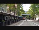 Vintage trolleys glide through the streets of downtown Memphis【甲村京也】