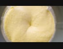 Overhead Mango Smoothie in Blender