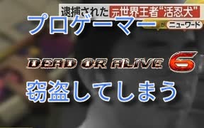 【DOA】プロゲーマー、窃盗の疑いで逮捕に対する皆の反応