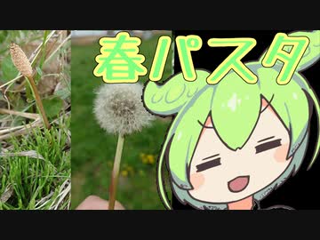 春パスタ2品【ずんだもんワールドクッキング】