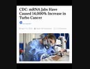 新型コロナワクチンの影響で全米のタービンがん症例が少なくとも1万4000％増加