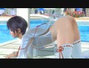 【DOAXVV】 なぎさ　瑞雲の千早　着崩れ　超ズームアップ　わんわん　雌豹