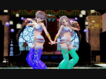 【MMD】【愛包ダンスホール 】夕月＆来夢
