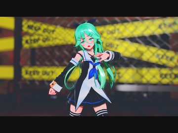 (MMD) ヒバナ (cham式山風)