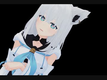 【MMDホロライブ】白上フブキさんで『キュートなカノジョ』