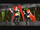 【MMD】解けたリボン、揺れた心【重音テト　波音リツ】
