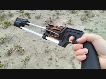 ポンプアクションゴム銃 ポンプアクションゴム銃を作ってみた - ニコニコ動画