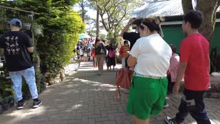 バギオ市内のマインズビュー公園お散歩
