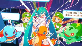 【KAELUの唄】Giga - ガッチュー！ ft.Miku・Rin・Len【２匹で歌ってみた】