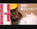 対決！フレーメン次男坊猫vs保護子猫3姉弟