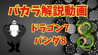 バカラのルール解説動画１（サイドベット編）