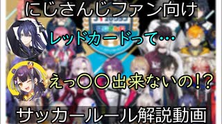 大体１５分でわかるサッカーのルール【にじさんＪ１】