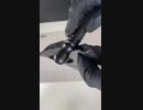 レジ袋みたいな革鞄を修理してみた/Repaired a damaged leather bag