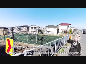 紲星あかりが行く、所沢桜並木 １秋津町３丁目～所沢街道