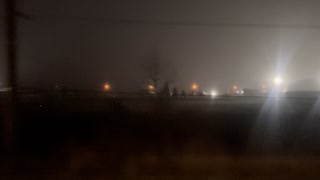 2024年4月7日 ⑥帰りにおける夜の鉄道車窓 in 室蘭本線 (Full HD)