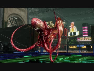 【DOA6】かすみ、巨大ダコのおもちゃになる リョナ【RYONA】