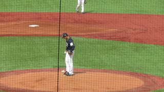【日本通運】川船 龍星の投球フォーム＜立教大学 対 日本通運 2024年4月2日＞