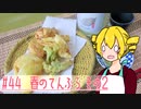 ξﾟ⊿ﾟ)ξ雑に料理を楽しむようです#44【春のてんぷら②】