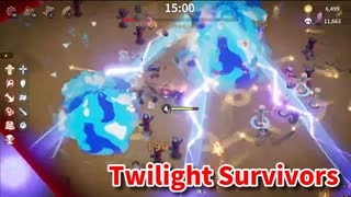 【Twilight Survivors】フル3D版Vampire Survivorsなローグライクアクションゲームをやっていく！【24日目 アステル⑦ 砂漠の下に】