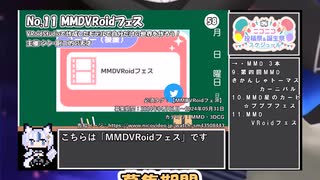 【#ニコニコ投稿祭】11／14『#MMDVRoidフェス』2024年4月第3週のニコニコ投稿祭&誕生祭スケジュールを知ろう【#COEIROINK解説】#MMD #VRoid