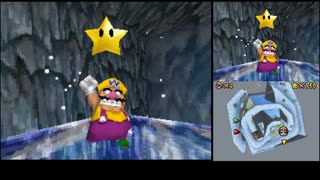 [スーパーマリオ64DS TAS] スーパーマリオ　カベキック ワリオ 8.71+8.88