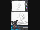 ▶Live Drawing◀ #1 Chibi characters #Blender #VTuber