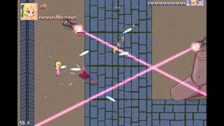 【自作ゲーム】製作中の全方位STG体験版【DXライブラリ】