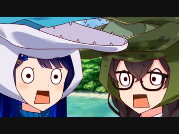 「貴重なフタバスズキリュウとインドガビアルの喧嘩シーン！」【VOICeVI劇場】