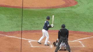 【日本通運】木村 翔大の打撃フォーム＜立教大学 対 日本通運 2024年4月2日＞